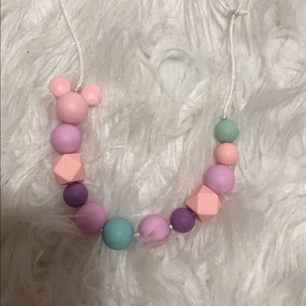 Two teething necklaces